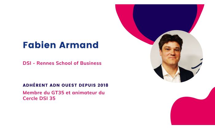 Fabien Armand, DSI de Rennes School of Business