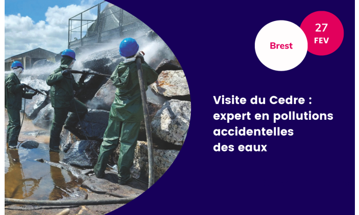 Visite du Cedre : expert en pollutions accidentelles des eaux